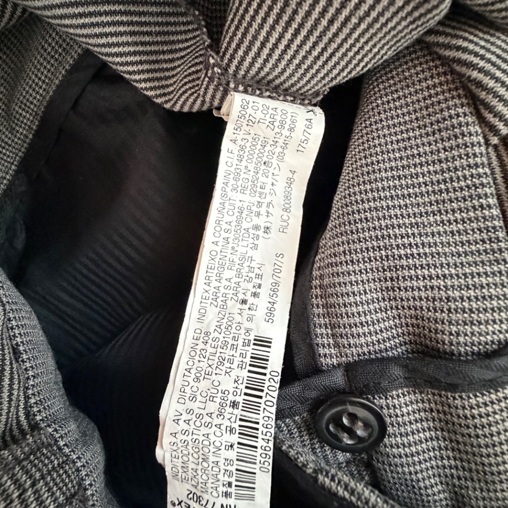 Zara gray patterned jumpsuit - image 4